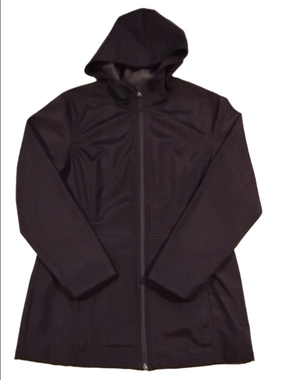 Women's Black Hooded Utility Jacket